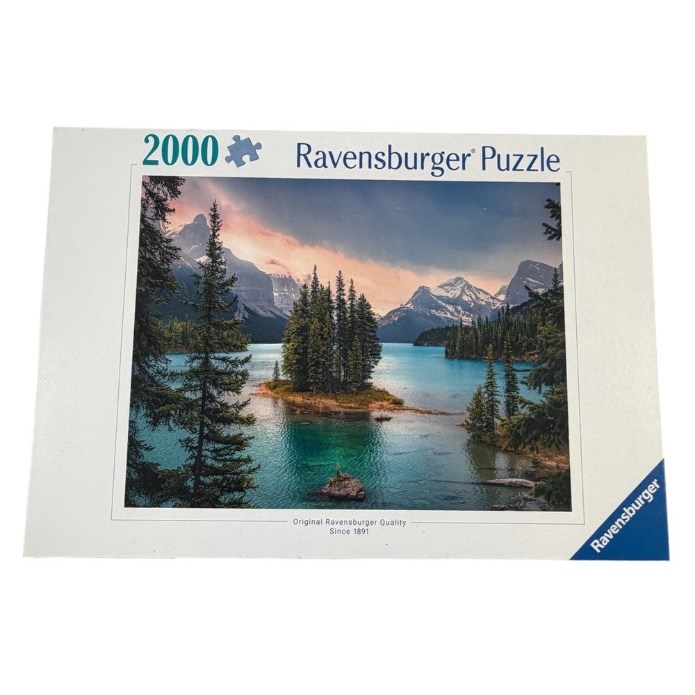 Ravensburger 2000 Piece Puzzle Spirit Island Jasper National Park Stefan Hefele